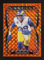 Aaron Donald 2024 Panini Obsidian International Orange Mosaic #118 #21/24 at PristineAuction.com