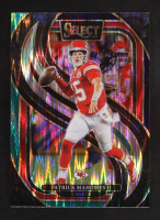 Patrick Mahomes II 2024 Select Prizm Black and Green Shock #120 at PristineAuction.com