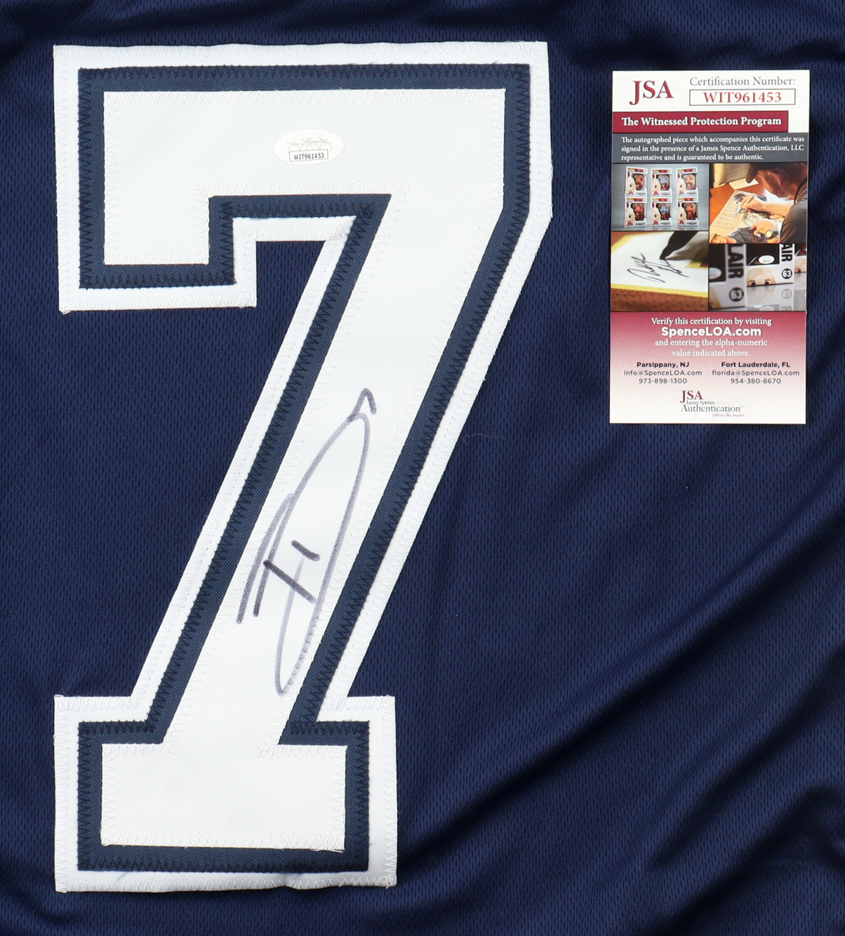 Trevon Diggs Signed Jersey (JSA) at PristineAuction.com Trevon Diggs Signed Jersey (JSA) at PristineAuction.com