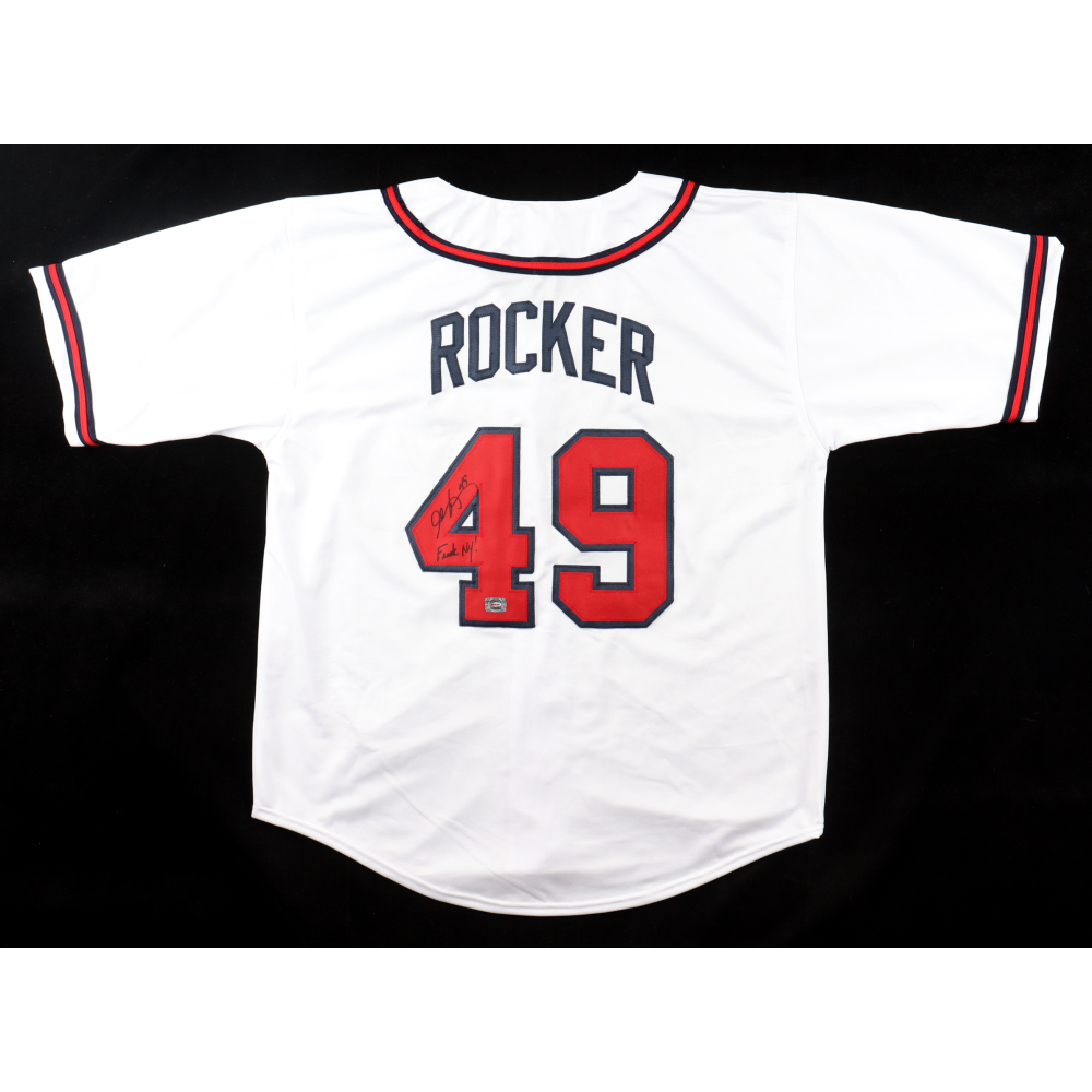 John Rocker Signed Jersey Inscribed "F*** NY!" (Wilder Side of Sports) at PristineAuction.com