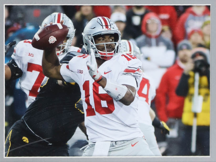 JT Barrett Signed Custom Framed Jersey Display (Barrett) at PristineAuction.com JT Barrett Signed Custom Framed Jersey Display (Barrett) at PristineAuction.com