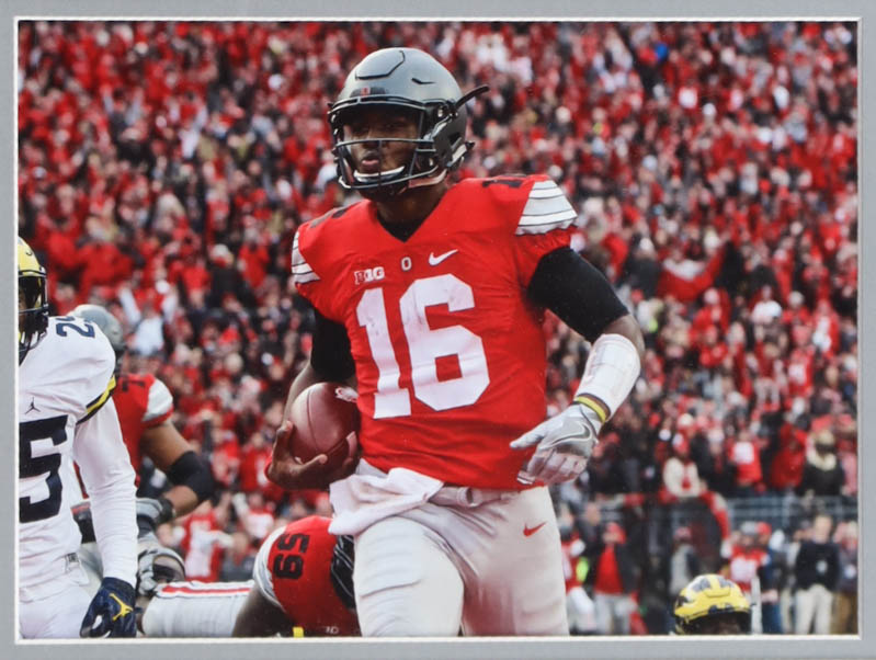 JT Barrett Signed Custom Framed Jersey Display (Barrett) at PristineAuction.com JT Barrett Signed Custom Framed Jersey Display (Barrett) at PristineAuction.com