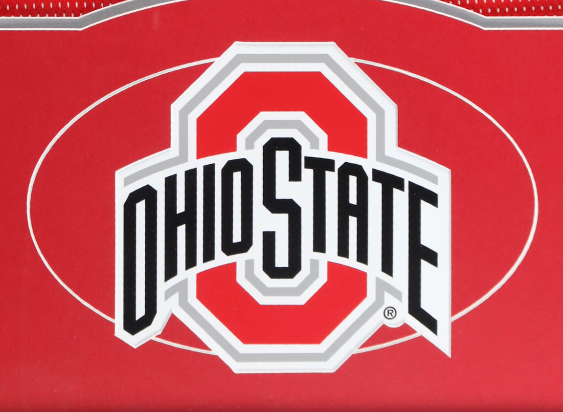 JT Barrett Signed Custom Framed Jersey Display (Barrett) at PristineAuction.com JT Barrett Signed Custom Framed Jersey Display (Barrett) at PristineAuction.com