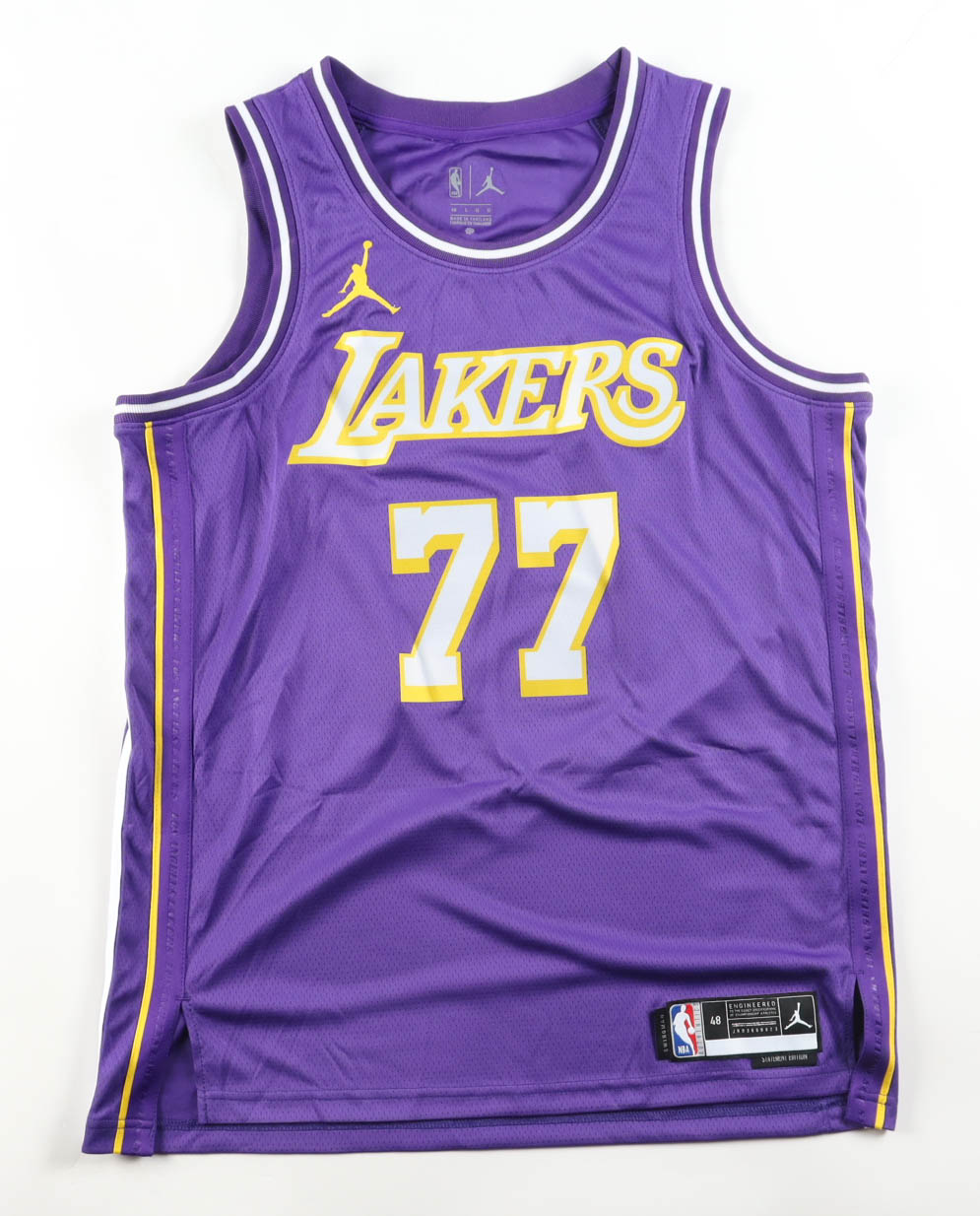 Luka Doncic Signed Lakers Jordan Authentic Jersey (PSA) at PristineAuction.com Luka Doncic Signed Lakers Jordan Authentic Jersey (PSA) at PristineAuction.com