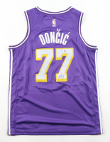 Luka Doncic Signed Lakers Jordan Authentic Jersey (PSA) at PristineAuction.com