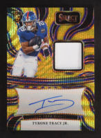 Tyrone Tracy Jr. 2024 Select Rookie Signature Memorabilia Prizm Gold Wave #6 RC at PristineAuction.com