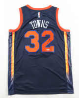 Karl-Anthony Towns Signed Knicks Jordan Authentic Jersey (PSA) at PristineAuction.com