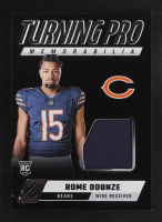 Rome Odunze 2024 Zenith Turning Pro Memorabilia #14 RC at PristineAuction.com