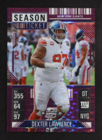 Dexter Lawrence 2024 Panini Contenders Optic Purple Pulsar #41 #17/37 at PristineAuction.com