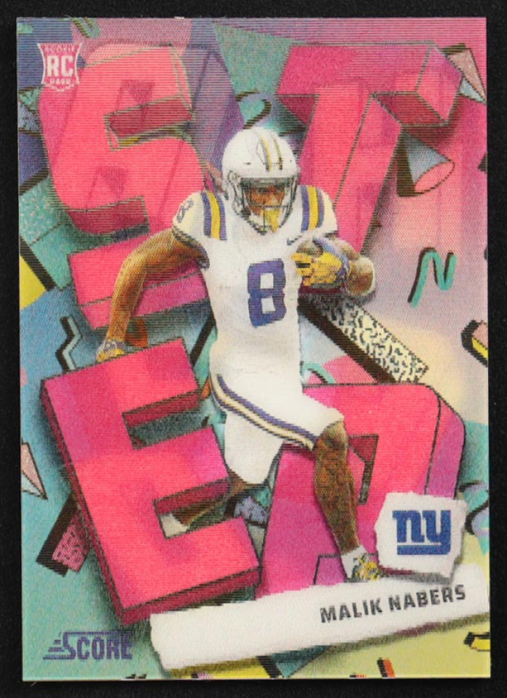 Malik Nabers 2024 Score Step Ahead #9 RC