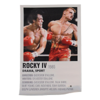 Dolph Lundgren Signed "Rocky IV" 12x18 Canvas Print (JSA) at PristineAuction.com