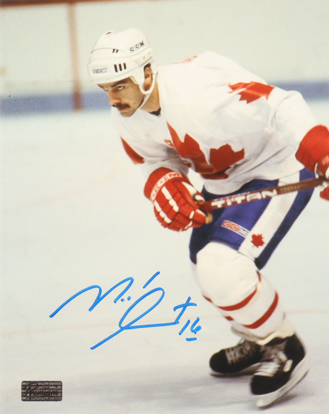 Michel Goulet Signed Team Canada 8x10 Photo (Premium Autographs) at PristineAuction.com Michel Goulet Signed Team Canada 8x10 Photo (Premium Autographs) at PristineAuction.com