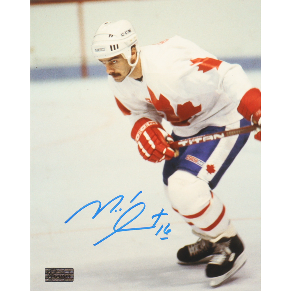 Michel Goulet Signed Team Canada 8x10 Photo (Premium Autographs) at PristineAuction.com