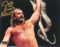 Jake "The Snake" Roberts Signed WWE 8x10 Photo (Premium Autographs) at PristineAuction.com