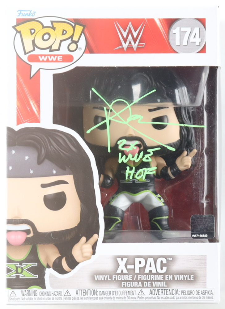 X-Pac Signed "WWE" #174 X-Pac Funko Pop! Vinyl Figure Inscribed "2x WWE HOF" (Fanatics) at PristineAuction.com X-Pac Signed "WWE" #174 X-Pac Funko Pop! Vinyl Figure Inscribed "2x WWE HOF" (Fanatics) at PristineAuction.com