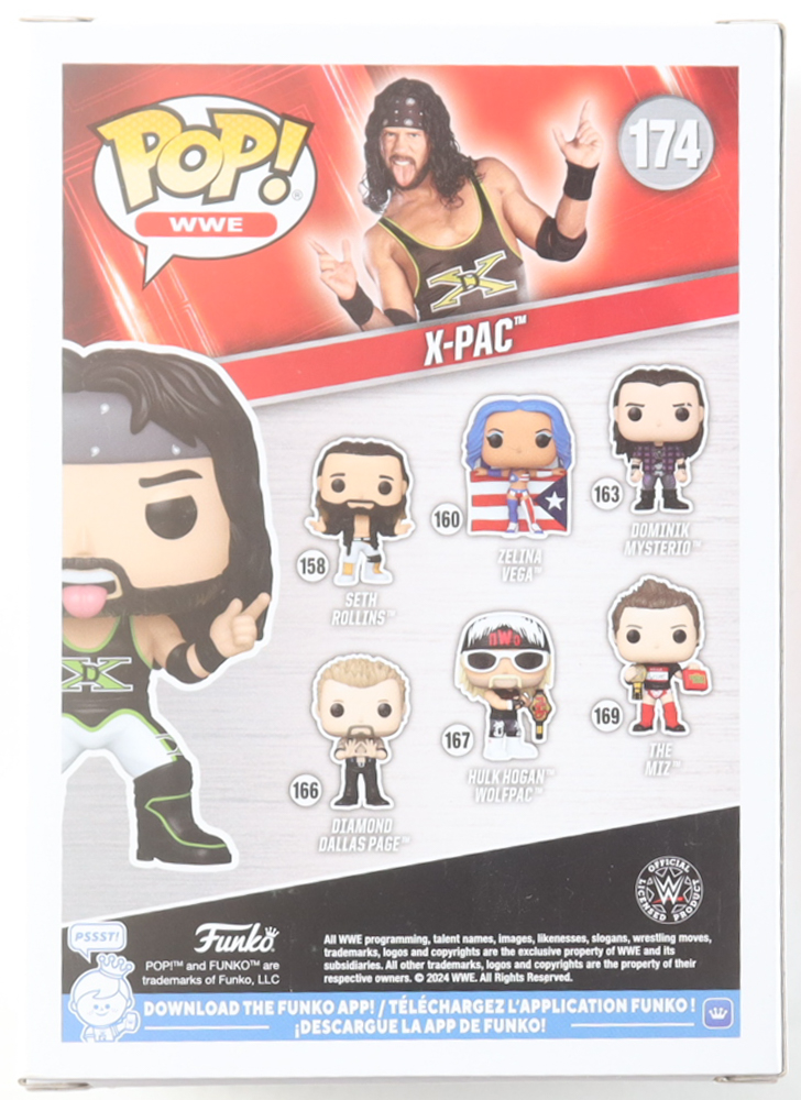X-Pac Signed "WWE" #174 X-Pac Funko Pop! Vinyl Figure Inscribed "2x WWE HOF" (Fanatics) at PristineAuction.com X-Pac Signed "WWE" #174 X-Pac Funko Pop! Vinyl Figure Inscribed "2x WWE HOF" (Fanatics) at PristineAuction.com