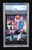 Luka Doncic Signed 2018-19 Panini NBA Hoops Faces Of The Future #3 RC (PSA) at PristineAuction.com