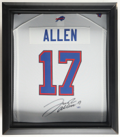 Josh Allen Signed Bills Custom Shadowbox Jersey Display (Fanatics) at PristineAuction.com