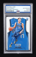 Luka Doncic Signed 2018-19 Panini Threads #141 RC (PSA) at PristineAuction.com