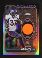 Audric Estime 2024 Topps Chrome Rookie Relics #CRRAE RC at PristineAuction.com