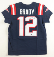 Tom Brady Signed Patriots Nike Elite Authentic Jersey (Fanatics & GOAT) at PristineAuction.com