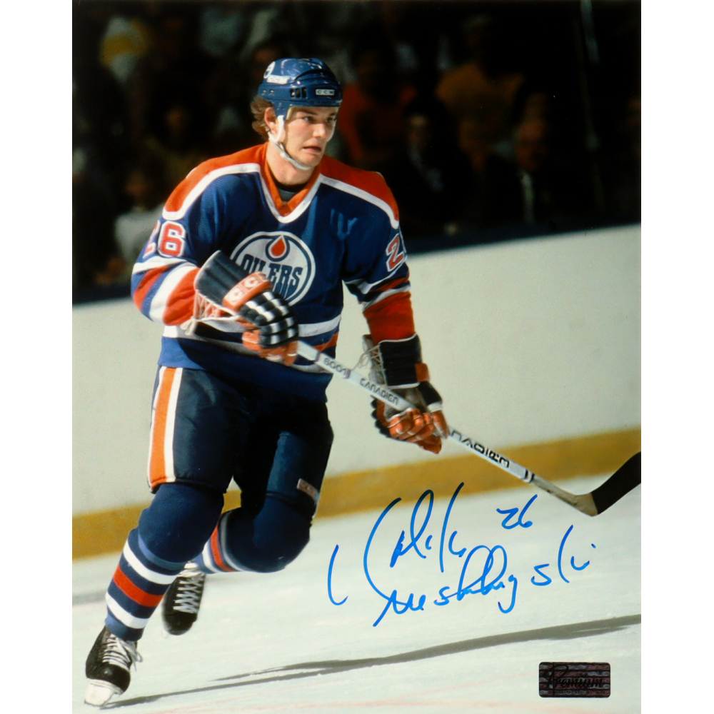 Mike Krushelnyski Signed Oilers 8x10 Photo (Premium Autographs) at PristineAuction.com