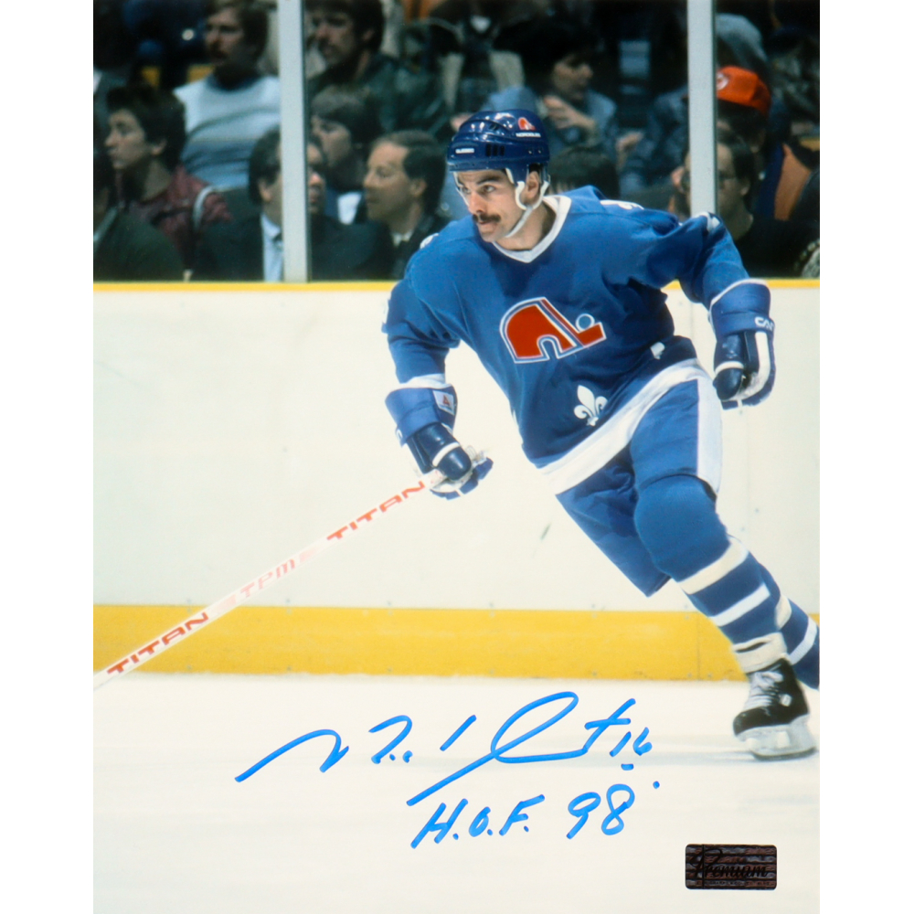Michel Goulet Signed Nordiques 8x10 Photo Inscribed "HOF 98" (Premium Autographs) at PristineAuction.com