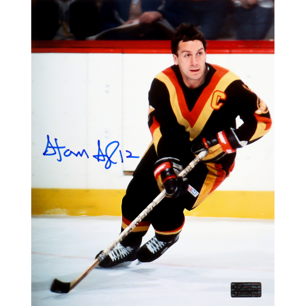 Stan Smyl Signed Canucks 8x10 Photo (Premium Autographs) at PristineAuction.com