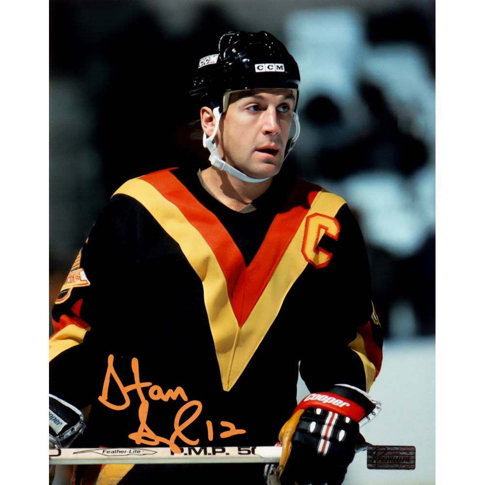 Stan Smyl Signed Canucks 8x10 Photo (Premium Autographs) at PristineAuction.com