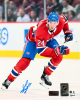 Logan Mailloux Signed Canadiens 8x10 Photo (Premium Autographs) at PristineAuction.com
