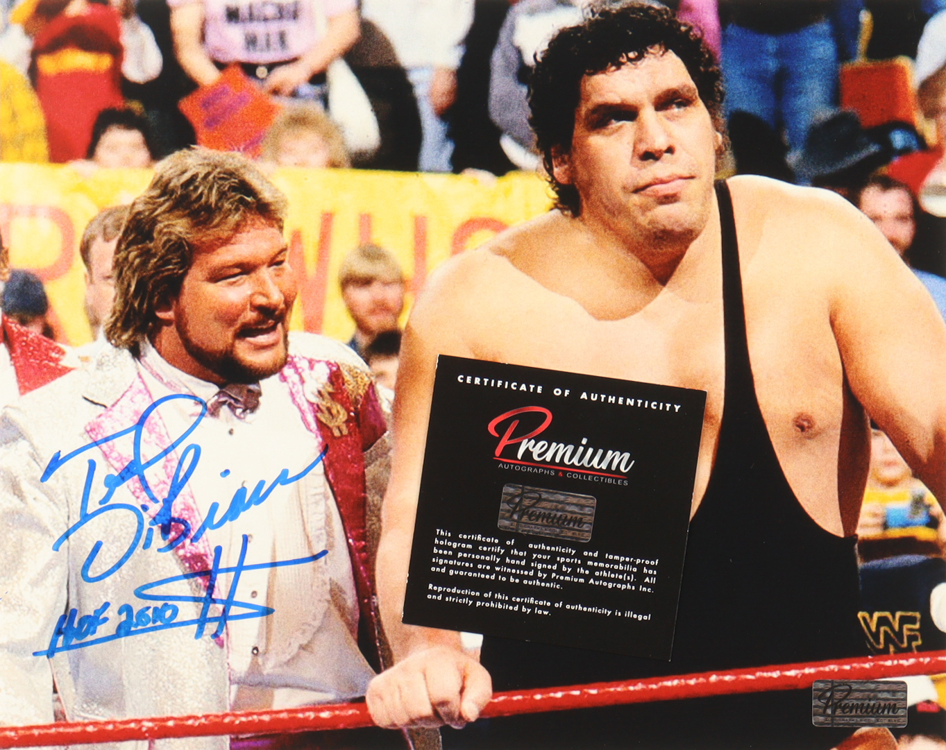 Ted DiBiase Signed WWE 8x10 Photo Inscribed "HOF 2010" (Premium Autographs) at PristineAuction.com Ted DiBiase Signed WWE 8x10 Photo Inscribed "HOF 2010" (Premium Autographs) at PristineAuction.com