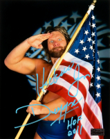 "Hacksaw" Jim Duggan Signed WWE 8x10 Photo Inscribed "HOF 2011" (Premium Autographs) at PristineAuction.com