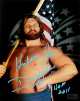 "Hacksaw" Jim Duggan Signed WWE 8x10 Photo Inscribed "HOF 2011" (Premium Autographs) at PristineAuction.com
