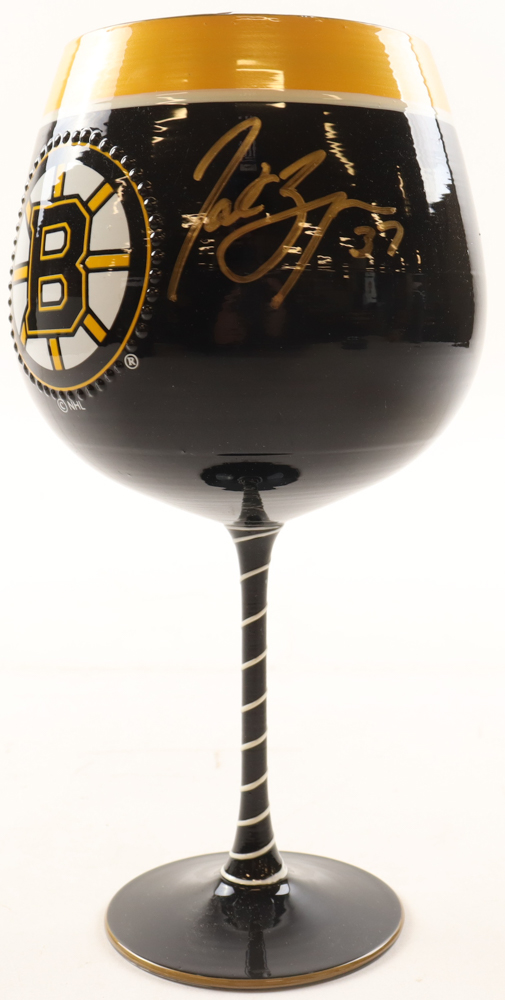 Brad Marchand & Patrice Bergeron Signed Bruins 32 Oz. Goblet Glass (Marchand & Bergeron) at PristineAuction.com Brad Marchand & Patrice Bergeron Signed Bruins 32 Oz. Goblet Glass (Marchand & Bergeron) at PristineAuction.com