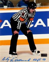 Andy Van Hellemond Signed NHL 8x10 Photo Inscribed "H.H. of F. 99" (Premium Autographs) at PristineAuction.com