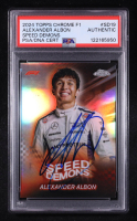 Alexander Albon Signed 2024 Topps Chrome F1 Speed Demons #SD-19 (PSA) at PristineAuction.com