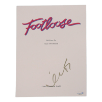 Kevin Bacon Signed "Footloose" TV Movie Script Cover Page (ACOA) at PristineAuction.com