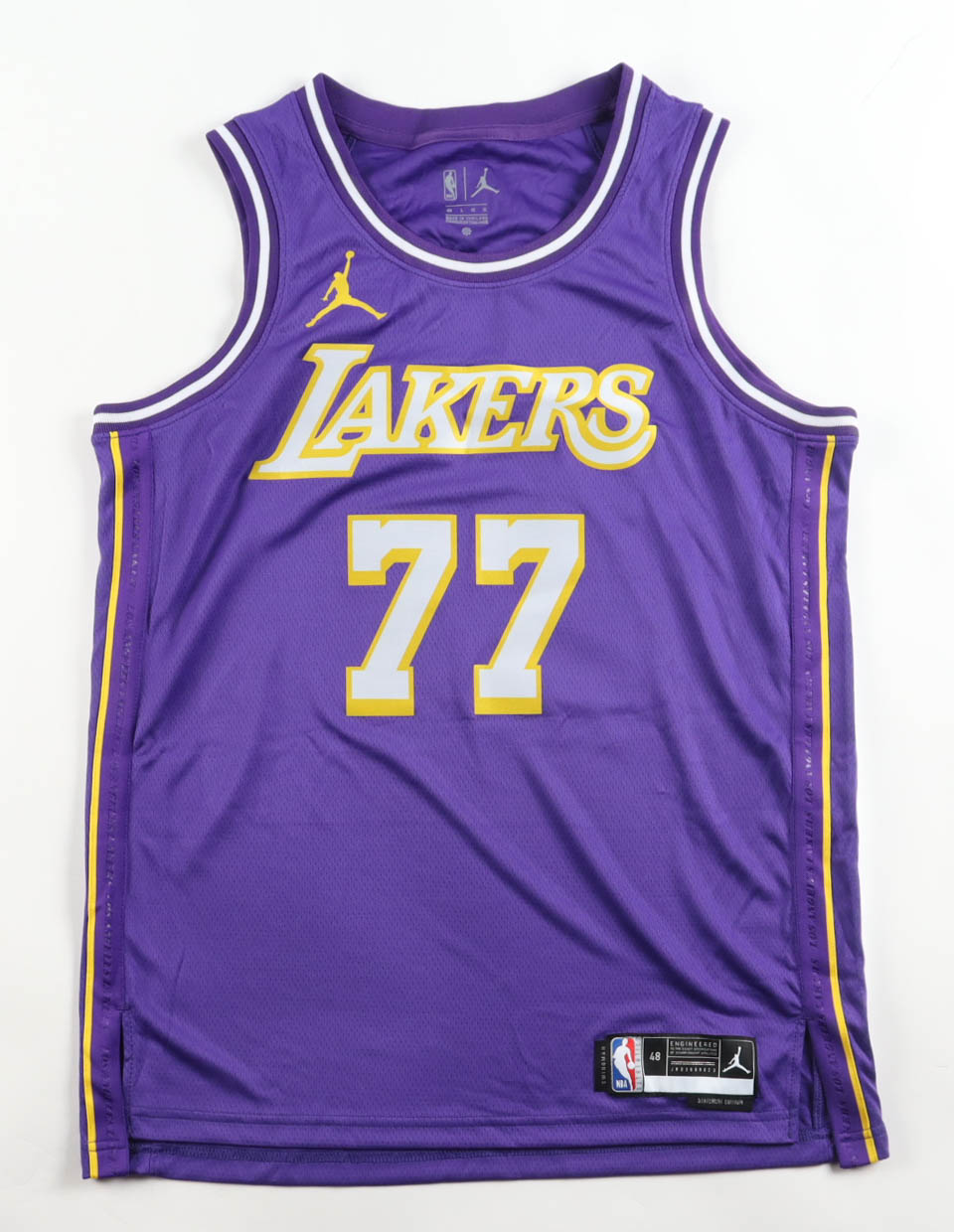Luka Doncic Signed Lakers Jordan Authentic Jersey (PSA) at PristineAuction.com Luka Doncic Signed Lakers Jordan Authentic Jersey (PSA) at PristineAuction.com