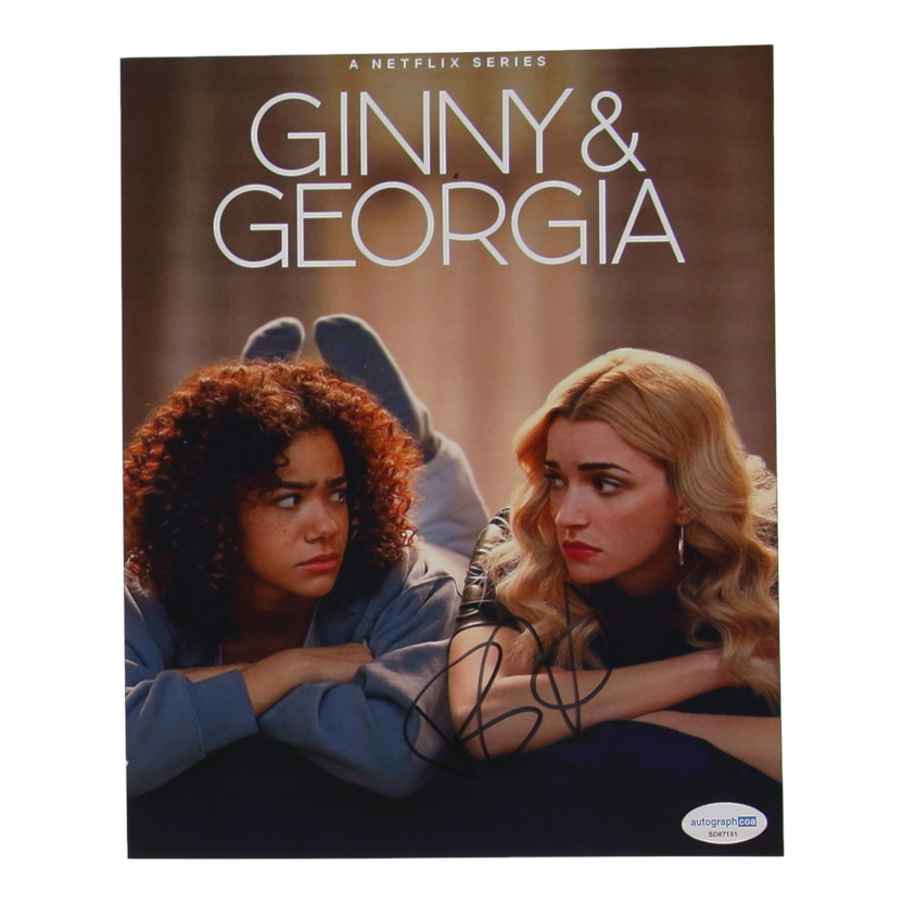 Brianne Howey Signed "Ginny & Georgia" 8x10 Photo (ACOA) at PristineAuction.com Brianne Howey Signed "Ginny & Georgia" 8x10 Photo (ACOA) at PristineAuction.com