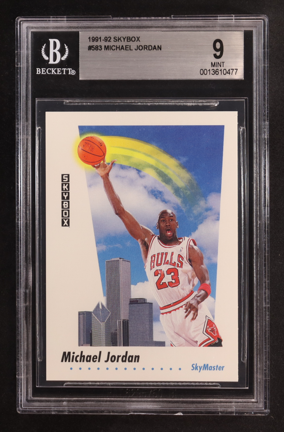 Michael Jordan 1991-92 SkyBox #583 SM (BGS 9) at PristineAuction.com Michael Jordan 1991-92 SkyBox #583 SM (BGS 9) at PristineAuction.com