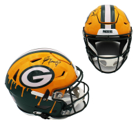 Brett Favre Signed Packers Full-Size Authentic On-Field Custom SpeedFlex Helmet (Radtke) at PristineAuction.com