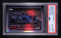 Pierre Gasly Signed 2024 Topps Chrome F1 Refractor #82 (PSA) at PristineAuction.com