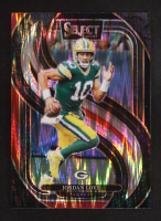 Jordan Love 2024 Select Prizm Black and Red Shock #172 at PristineAuction.com