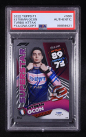 Esteban Ocon Signed 2022 Topps F1 Turbo Attax #308 (PSA) at PristineAuction.com