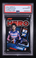 Esteban Ocon Signed 2022 Topps F1 Turbo Attax #52 (PSA) at PristineAuction.com