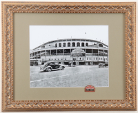 "Wrigley Field" Custom Framed Photo Display with Cubs Pin at PristineAuction.com