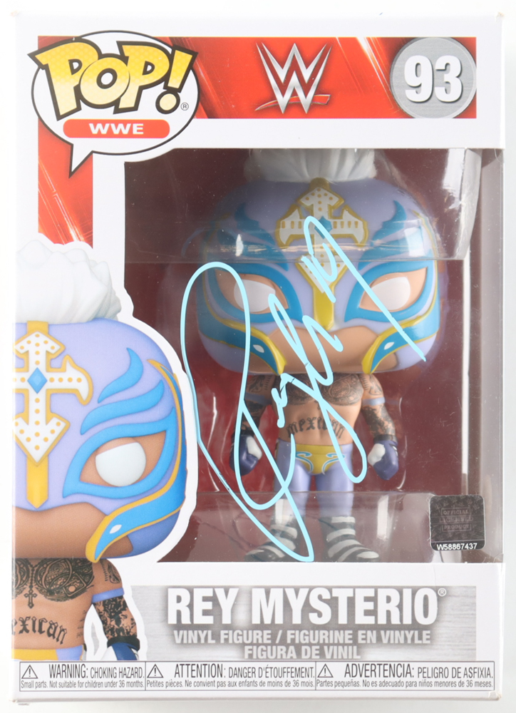 Rey Mysterio Signed "WWE" #93 Funko Pop! Vinyl Figure (JSA) at PristineAuction.com Rey Mysterio Signed "WWE" #93 Funko Pop! Vinyl Figure (JSA) at PristineAuction.com