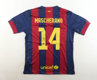 Javier Mascherano Signed Barcelona Nike Authentic Jersey (Beckett) at PristineAuction.com