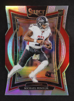 Michael Penix Jr. 2024 Select Prizm Silver Die Cut #80 RC at PristineAuction.com