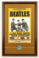 "The Beatles" Custom Framed Display With Vintage Pin at PristineAuction.com